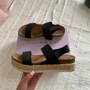 Madden Girl platform sandals